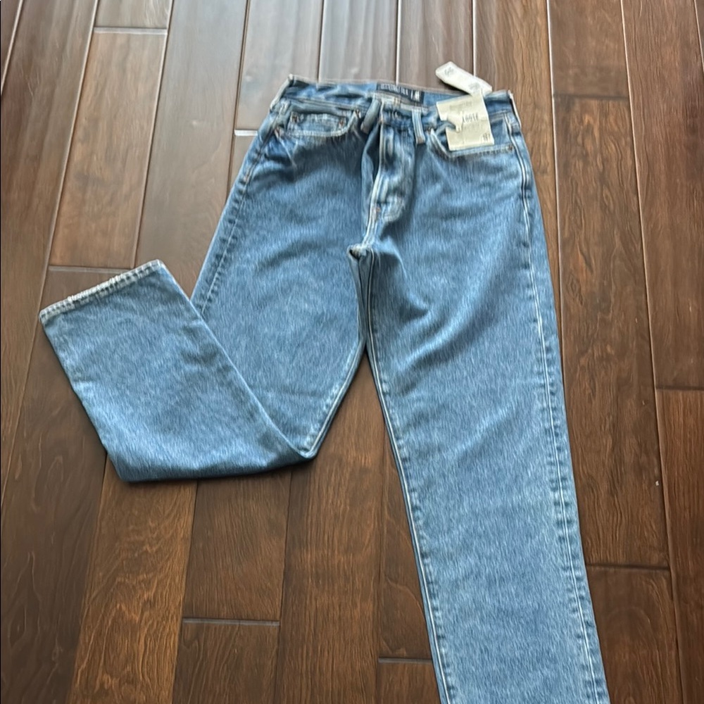 Abercrombie & Fitch Blue Relaxed Jeans